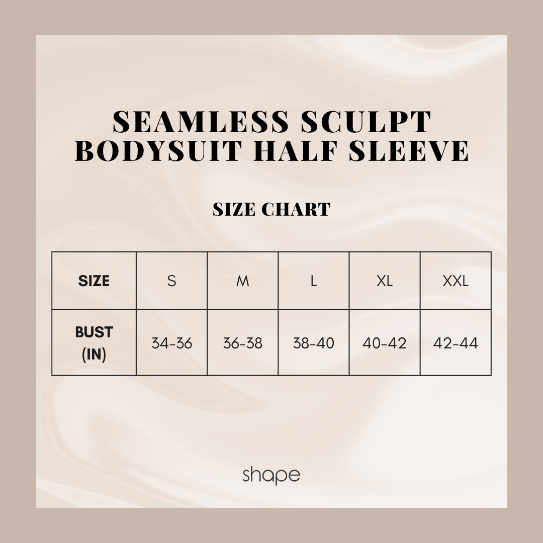 Seamless Sculpting Bodysuit - Half Sleeve