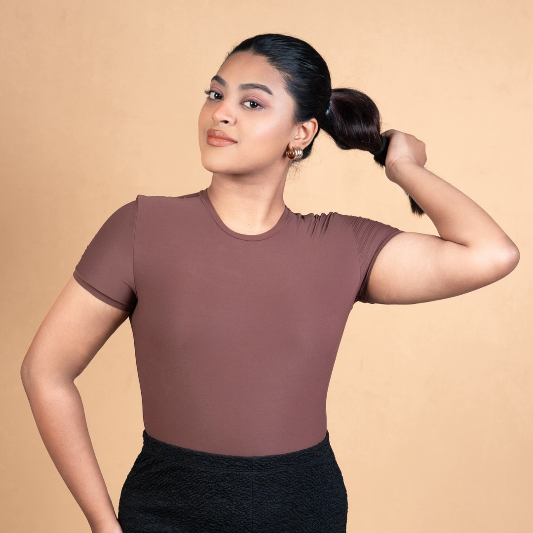 Seamless Sculpting Bodysuit - Half Sleeve